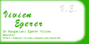 vivien egerer business card